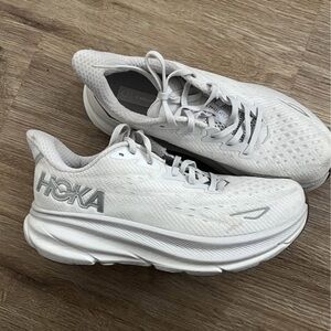 Hoka One One Women's White Athletic Shoes